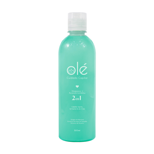 Shampoo + acondicionador 2 en 1 vinagre de manzana