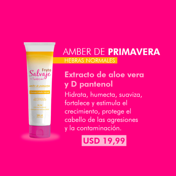 Shampoo amber de primavera