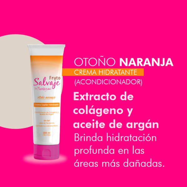 Crema Hidratante otoño naranja